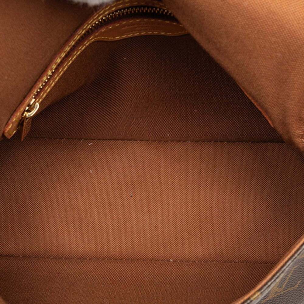 LOUIS VUITTON Brown Monogram Leather Mini Looping Shoulder Bag - Picture 4 of 6